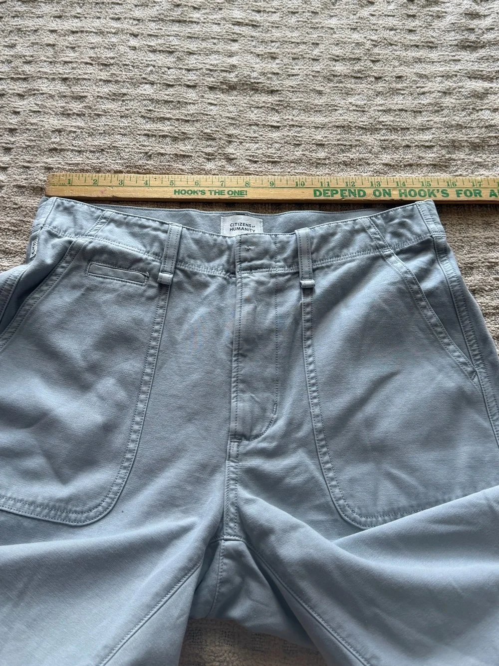 Citizens of humanity nwot Winslow Utility Trousers gray cotton pants